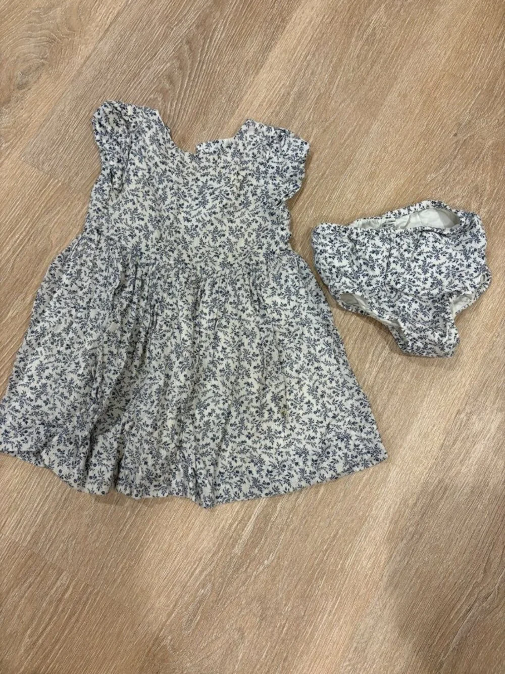 Ralph Lauren Floral Dress & Bloomers Set 18M Baby Girl